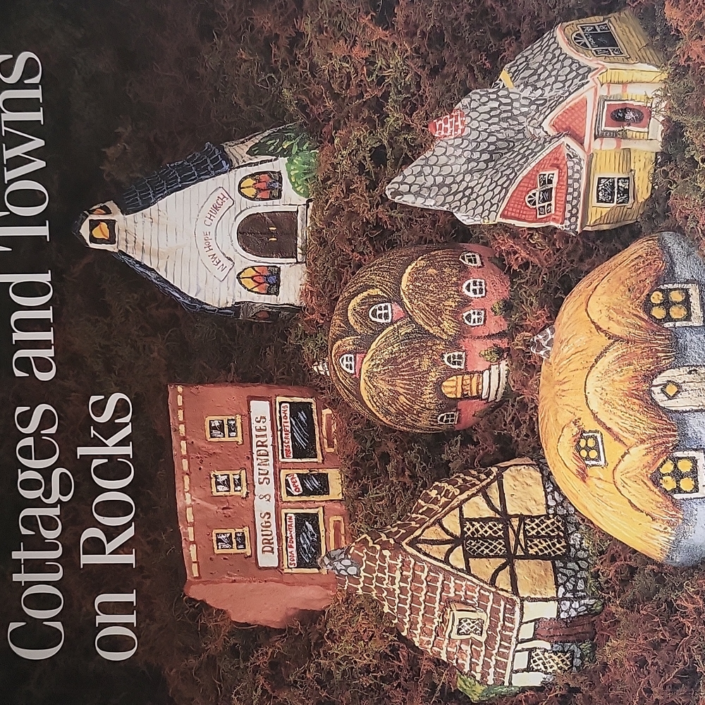 Painting Houses, Cottages And Towns On Rocks By Lin Wellford Paperback